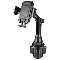 PH630  - *NEW*  Cellet Smartphone Cup Holder Mount, Heavy Duty Automobile Cup Holder Mount with Adjustable Base, Height, One Touch Arm Release Button and 360 Degree Rotation Compatible to iPhone 11 Pro Max, Samsung Galaxy S10, GPS Systems and more