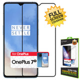 SGONEP7T - OnePlus 7T Full Coverage Screen Protector, Premium 3D Full Coverage Tempered Glass Screen Protector for OnePlus 7T by Cellet