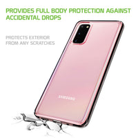 DDDS20 - Samsung Galaxy S20 Crystal Clear Shockproof Phone Protector Case