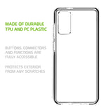 DDDS20P - Samsung Galaxy S20 Plus Crystal Clear Shockproof Phone Protector Case