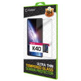 SGLGK40 - LG K40 Tempered Glass Screen Protector, Cellet 0.3mm Premium Tempered Glass Screen Protector for LG K40 (9H Hardness)