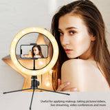 ACTRIPODRL10 -10 Inch Ring Light with Wireless Remote & Phone Holder Mount for TikTok Youtube Livestream Live broadcast