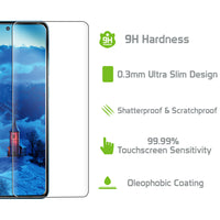 SGSAMA72 - Samsung Galaxy A72 Full Coverage Screen Protector, Premium Ultra Thin Full Coverage Tempered  Glass Screen Protector for Samsung Galaxy A72 by Cellet