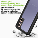 CCSAMS21PHBK - Samsung Galaxy S21 Plus, Slim Transparent and Scratch Resistant Case Compatible to Samsung Galaxy S21 Plus