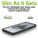 CCSAMS21PHBK - Samsung Galaxy S21 Plus, Slim Transparent and Scratch Resistant Case Compatible to Samsung Galaxy S21 Plus