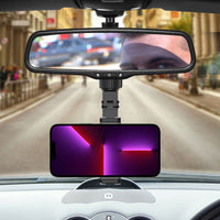 PHSK223A - Pole Phone Holder, Rearview Mirror Pole Mount Phone Holder