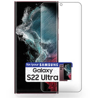 STSAMS22U - Cellet Samsung Galaxy S22 Ultra TPU Screen Protector, Full Coverage Flexible Film Screen Protector Compatible to Samsung Galaxy S22 Ultra