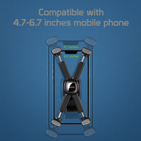 PHC191 - Bicycle Phone Holder Handlebar, Heavy Duty Clamp Bike Holder Mount Compatible with iPhone 13 Pro Max mini 12 11 Galaxy Google Pixel Moto B0B64FK3C8