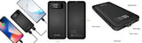 BA10001BK - Portable Battery Power Bank Slim 10,000mAh Smart Digital Display Screen -Black